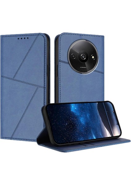 Kart Yuvaları ile Xiaomi Redmi A3 Anti-Parmak Izi Mat Doku Için Kılıf (Yurt Dışından)