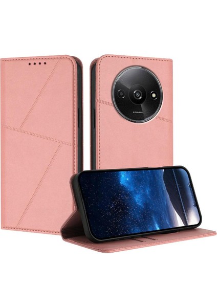 Kart Yuvaları ile Xiaomi Redmi A3 Anti-Parmak Izi Mat Doku Için Kılıf (Yurt Dışından)