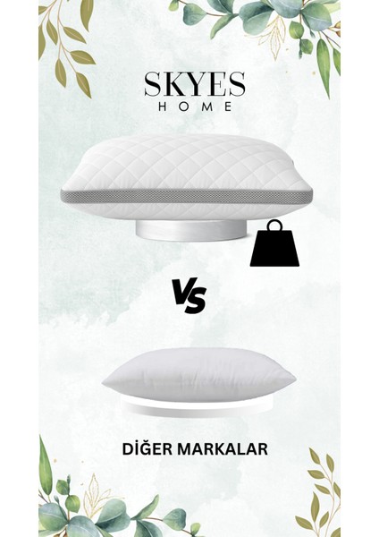 2 Adet Klimalı Terletmez Yastık | 50×70 cm Ultra Dolgun | Boncuk Silikon Elyaf Dolgu | Fermuarlı | %100 Hava Alan | Mikrofiber Kılıf | Yıkanabilir | Nefes Alan Cool Pillow | Yazlık Konfor