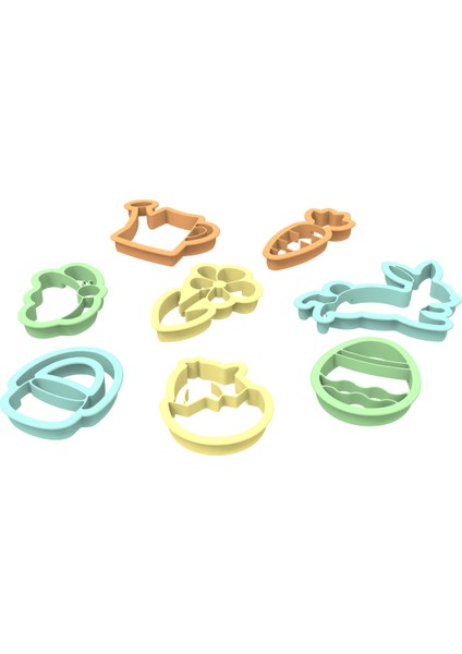 8'li Bahar Set Oyun Hamuru Kalıbı fırsatları