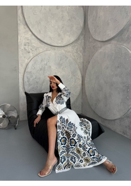 Atlas Kumaş Elbise (Kemer Dahildir) modelleri