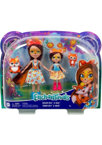 HCF79 Enchantimals Kız Kardeş Bebekler Serisi
