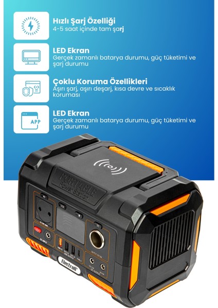 300w 285wh Akıllı Bms Lityum Güneş Enerjili Taşınabilir Güç Depolama İstasyonu fiyatları
