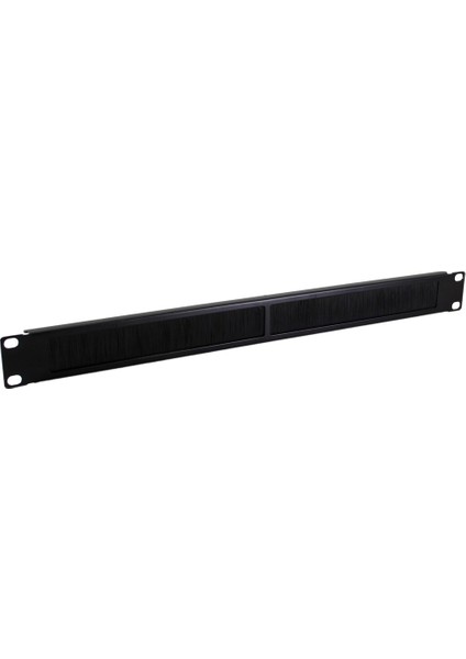 19" 1u Yatay Kablo Düzenleyici Fırçalı Organizer