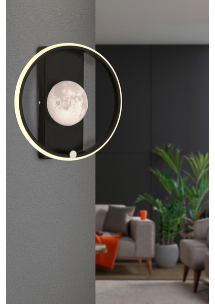 Parma Led'li 3 Renk Işık Mod'lu (Beyaz Sarı Gün Işığı) Antre Hol Aplik
