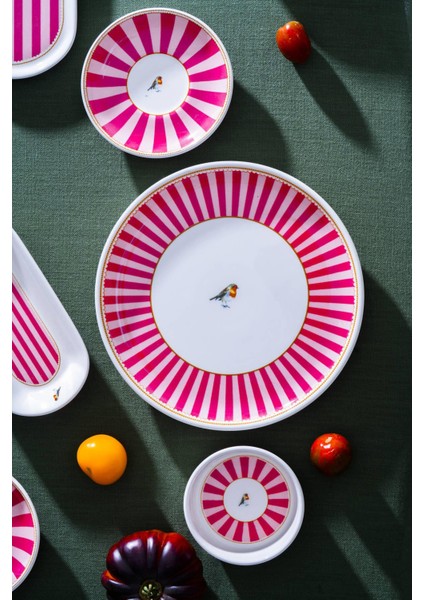 Birdie 6 Kişilik 21 Parça Kahvaltı Takımı