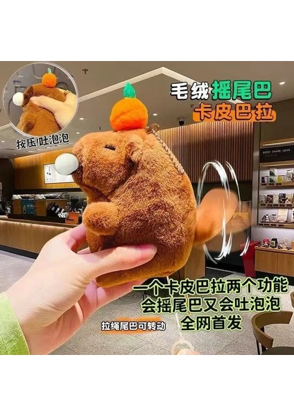 Yeni Iyi Şanslar Maskot Peluş Bebek Kolye Sevimli Küçük Ejderha Karikatür Bebek Çanta Çekicilik Anahtarlık Küçük Kolye (Yurt Dışından)