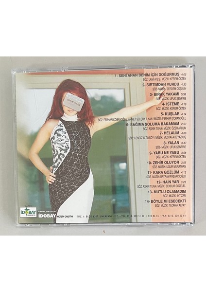 Ebru Yaşar Seni Anan Benim Için Doğurmuş CD (Orjnal 1999 Dönem Baskı Cd)