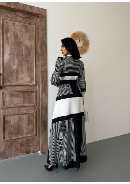 Atlas Kumaş Elbise (Kemer Dahildir) fırsatları