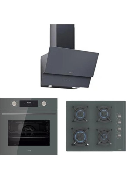 Chef 4 Gri Ankastre Set (Yeni)