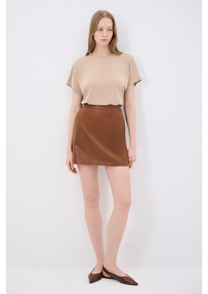 Cepli Deri Etek Camel 12743061003 fırsatları