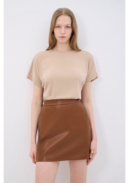 Cepli Deri Etek Camel 12743061003 indirimleri