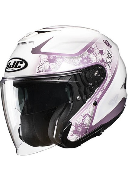 I31 Iona Mc8 Yarım Motosiklet Kaskı Beyaz