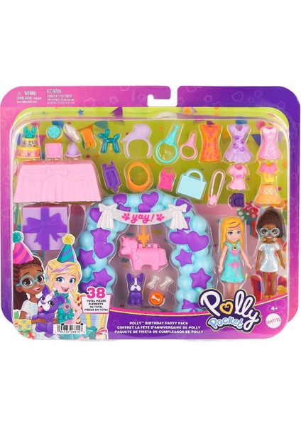 JCC33 Polly Pocket Pollynin Doğum Günü Partisi Paketi