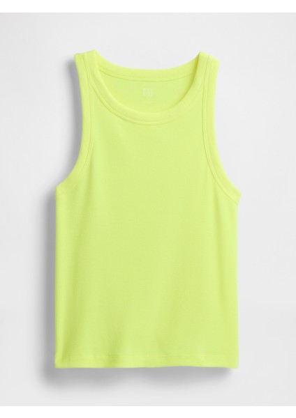 Kadın Açık Sarı Ribana Crop Atlet fiyatları