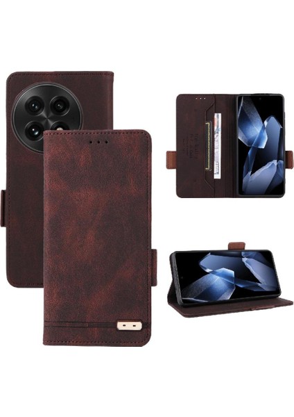 ile Oneplus 13 5g Manyetik Cüzdan Kickstand Kart Tutucu Için Flip Case (Yurt Dışından)