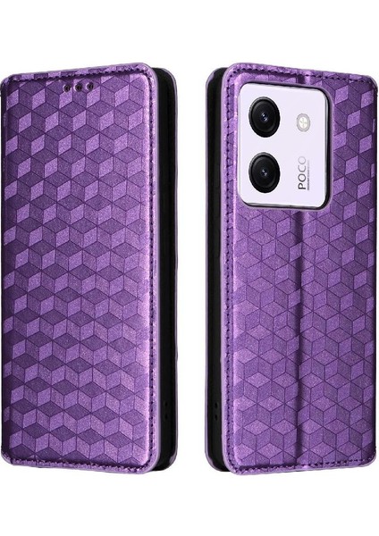 Xiaomi Poco M7 Pro 5g Kart Yuvaları Tutucu Cüzdan Manyetik Kapatma (Yurt Dışından)
