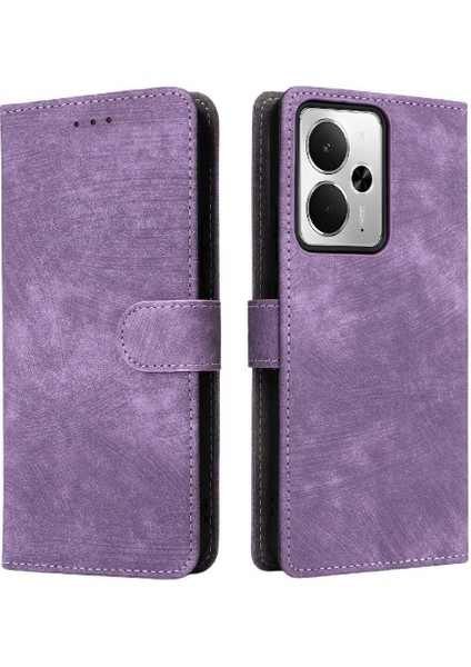 Realme 14T 5g Pu Deri Flip Case Folio Cüzdan Kart Yuvaları Kapak Rfıd (Yurt Dışından)