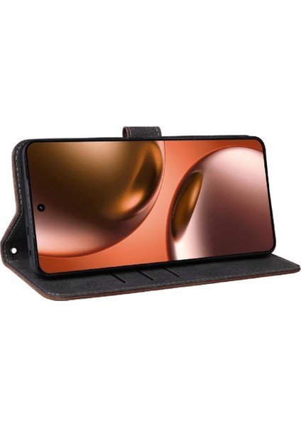 Realme Gt7 5g Kart Yuvaları Için Kılıf Kapak Manyetik Kapatma Rfıd Engelleme Pu (Yurt Dışından)