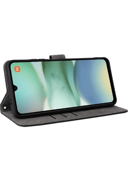 Xiaomi Poco C71 4g Pu Deri Rfıd Engelleme Kart Yuvaları Kapak Çevirin (Yurt Dışından)