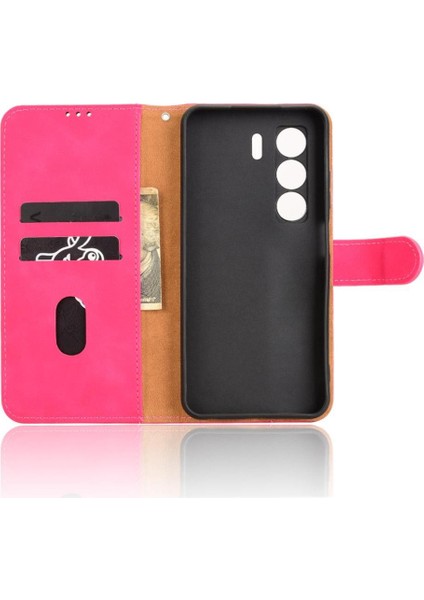 Itel Güç 70 Yan Toka Kickstand Cüzdan Pu Deri Için Flip Case (Yurt Dışından)