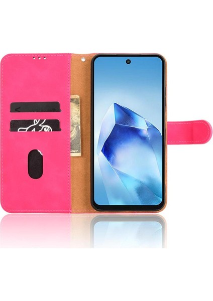 Itel Güç 70 Yan Toka Kickstand Cüzdan Pu Deri Için Flip Case (Yurt Dışından)