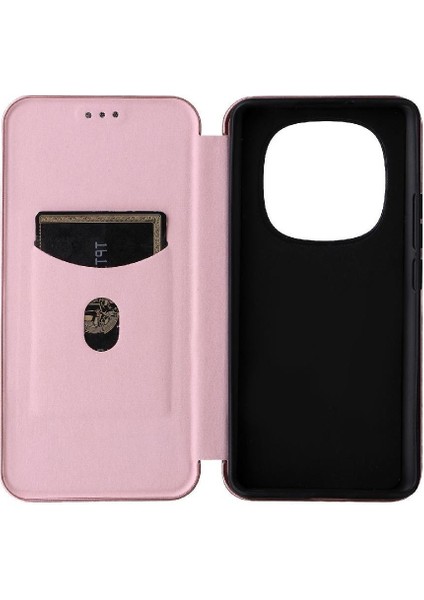 Kart Tutucu Kickstand Kart ile Xiaomi Redmi Not 14 Pro 4g Için Flip Case (Yurt Dışından)