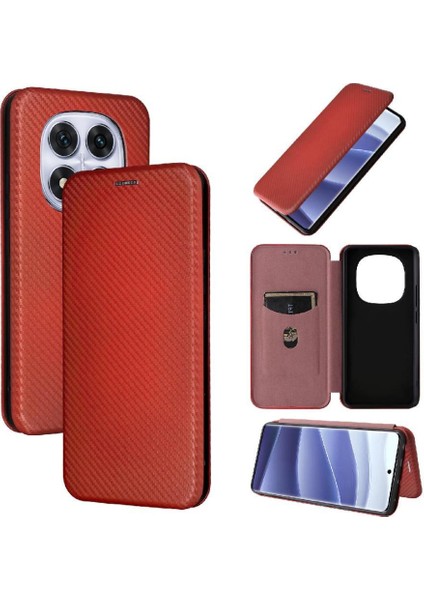 Kart Tutucu Kickstand Kart ile Xiaomi Redmi Not 14 Pro 4g Için Flip Case (Yurt Dışından)