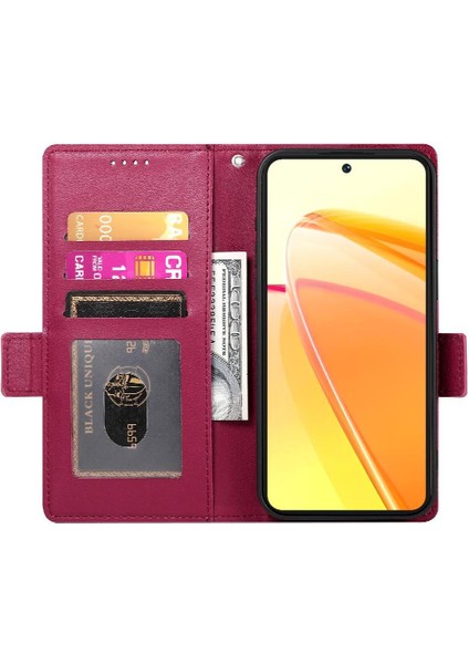 Vivo V50 5g Günlük Kullanım Için Flip Case Kart Yuvaları Flip Iş Cüzdan (Yurt Dışından) modelleri