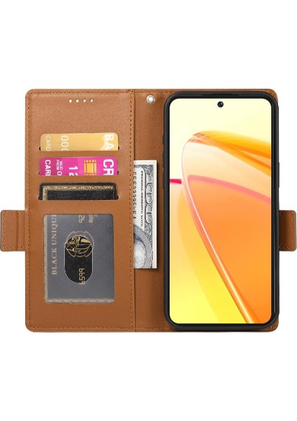 Vivo V50 5g Günlük Kullanım Için Flip Case Kart Yuvaları Flip Iş Cüzdan (Yurt Dışından) fiyatları
