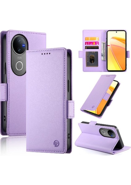 Vivo V50 5g Günlük Kullanım Için Flip Case Kart Yuvaları Flip Iş Cüzdan (Yurt Dışından)