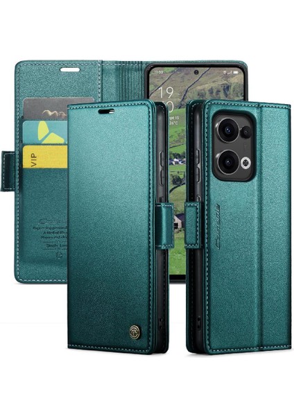 Oppo Reno 13 5g Darbeye Dayanıklı Durumda Anti Dolandırıcılık Kickstand Cüzdan Için Flip Case (Yurt Dışından)