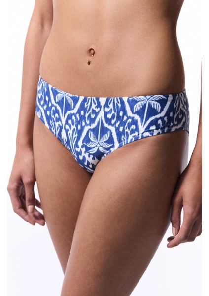 Yaprak Desenli Island Bikini Altı