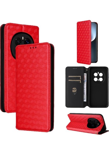 Onur Sihirli 7 Pro 5g Cüzdan Manyetik Kapatma Kart Yuvaları Pu Için Flip Case (Yurt Dışından)