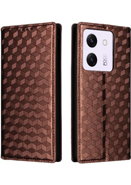 Xiaomi Poco M7 Pro 5g Kart Yuvaları Tutucu Cüzdan Manyetik Kapatma (Yurt Dışından)