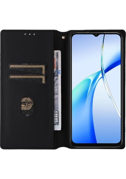 Oukitel C57S 3D Desen Kart Yuvaları Tutucu Pu Deri Için Flip Case (Yurt Dışından) fırsatları