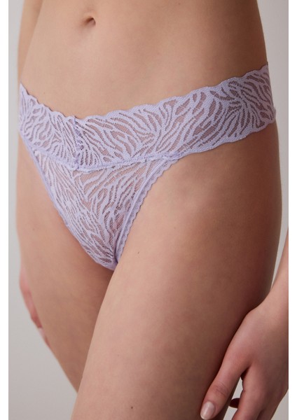 Lacy Elegance Lila Brazilian Külot