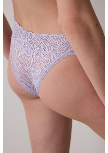 Lacy Elegance Lila Brazilian Külot
