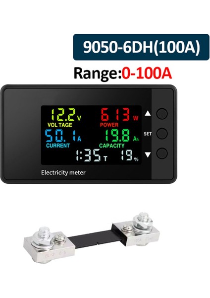 6'sı 1 Arada Voltmetre Ampermetre Dc 7,5-100V Wattmetre 0-100A (Yurt Dışından) indirimleri