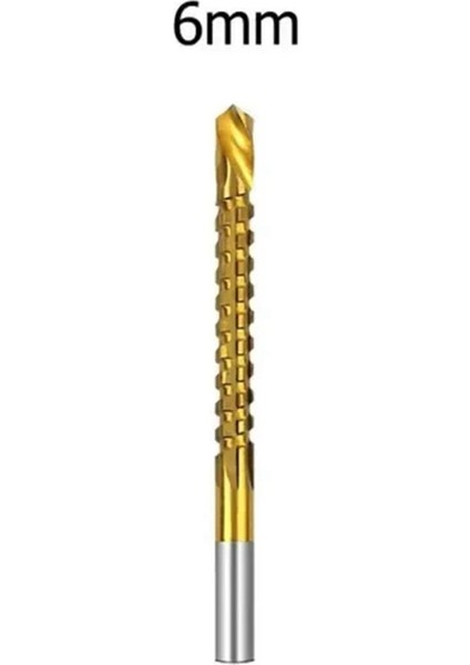 6mm Titanyum Kaplamalı Matkap Ucu Spiral Dişli Testere Matkap Ucu (Yurt Dışından) indirimleri