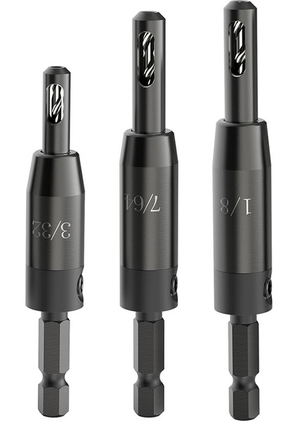 Kendiliğinden Merkezlenen Matkap Ucu Seti, 1/4 Inç Altıgen Şaftlı Matkap Için (Yurt Dışından)