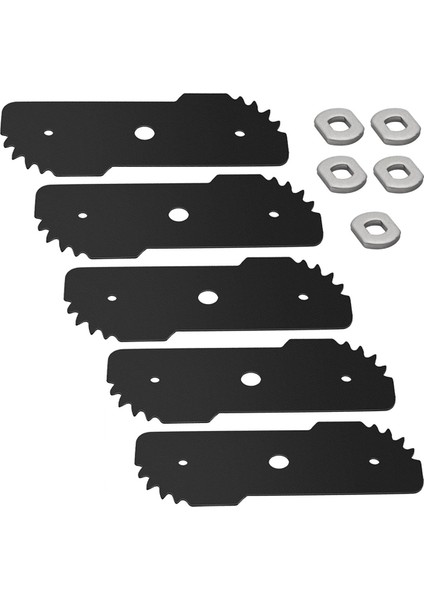 5 Adet 7-1/2 Inç Edge Hog Ağır Hizmet Tipi Kenar Kesme Bıçağı Siyah (Yurt Dışından)