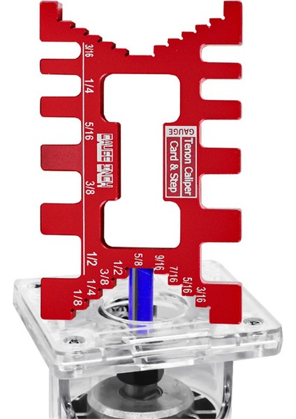 Alüminyum Kuyruklu Çakı Jig Hassas Tenon Boşluk Ölçer Ağaç Işleme Kırmızı (Yurt Dışından) indirimleri