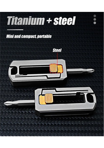 Titanyum Alaşımlı Çok Işlevli Açık Hava Edc Aletleri Saplı Tornavida (Yurt Dışından) fırsatları