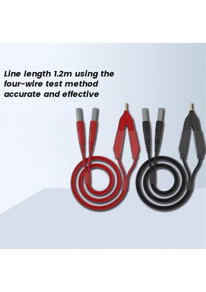 Kelvin Test Lcr Kurşun Alt Direnç 4-Kablolu 4mm Fener Fiş Klipsi (Yurt Dışından) modelleri