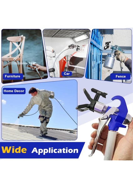 15 Parça Havasız Boya Püskürtme Ucu Seti, Tersinir Nozul Uçları (Yurt Dışından) indirimleri