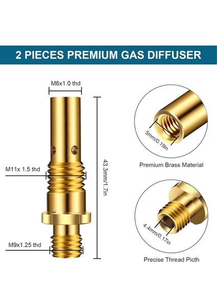 Magnum 100L Için 28 Parçalı Flux Çekirdekli Havasız Nozul Takımı (Yurt Dışından) fırsatları