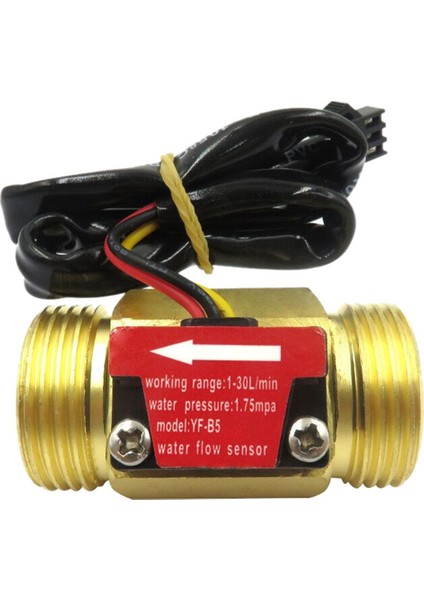 -B5 DN20 Su Akış Sensörü Anahtarı DC5-18V 1-30L/DAK Debimetre (Yurt Dışından)