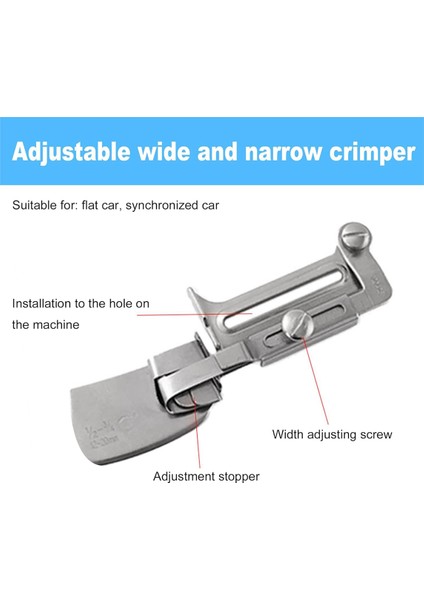 Dikiş Rulosu, Ayarlanabilir Genişlik Rulosu Etek Ayağı, (15-25MM) (Yurt Dışından) fiyatları