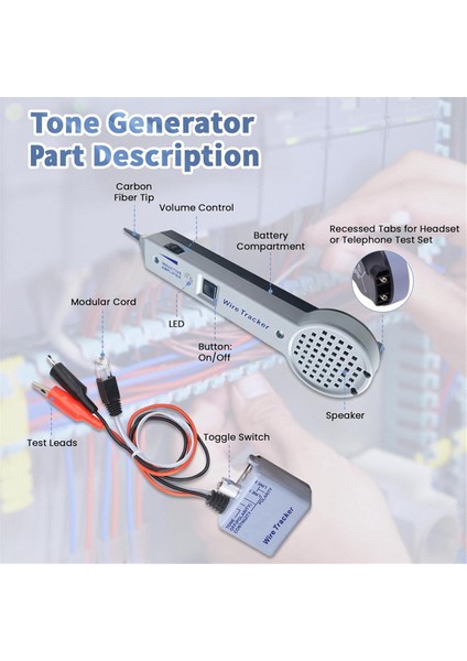 Ton Jeneratör Kiti, 200EP Yüksek Doğruluklu Kablo Test Cihazı, Ton Probu Kiti (Yurt Dışından) fırsatları